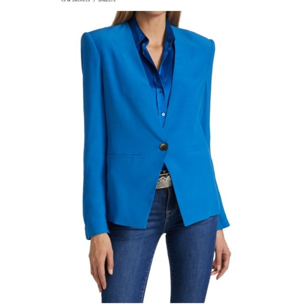 L'AGENCE Eletta Collarless Blazer Size 8